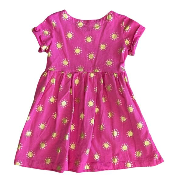 MINI BODEN Pink and Gold Sunshine Dress Size 3-4y - Picture 5 of 5